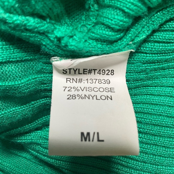 Luna Ivy tank crop top green Large - Picture 4 of 5